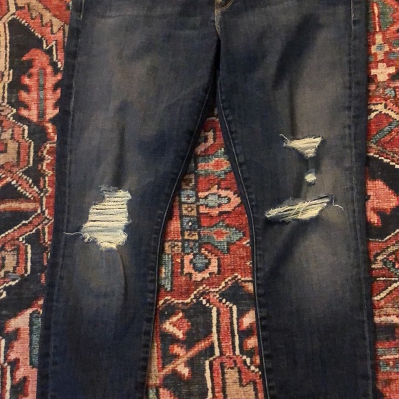 MOTHER High Waisted Looker Ankle Fray Jeans - Picture 7 of 13